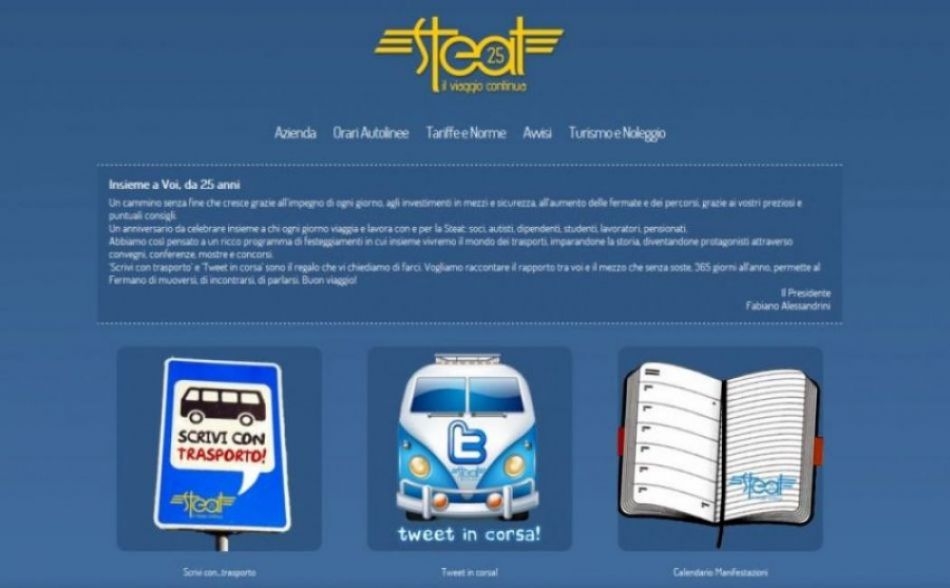 STEAT S.P.A. – RESTYLING DEL SITO INTERNET