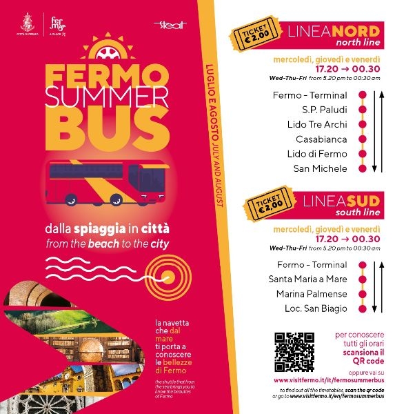 FERMO SUMMER BUS - DALLA SPIAGGIA IN CITTA'